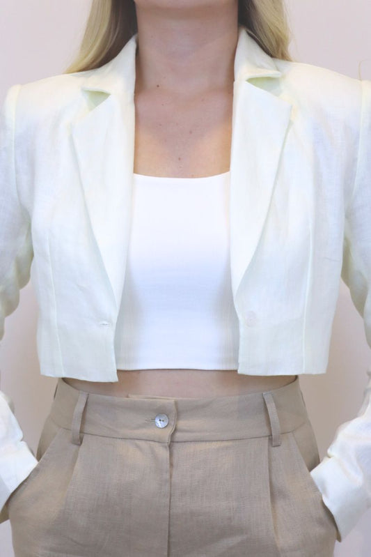 Cropped blazer