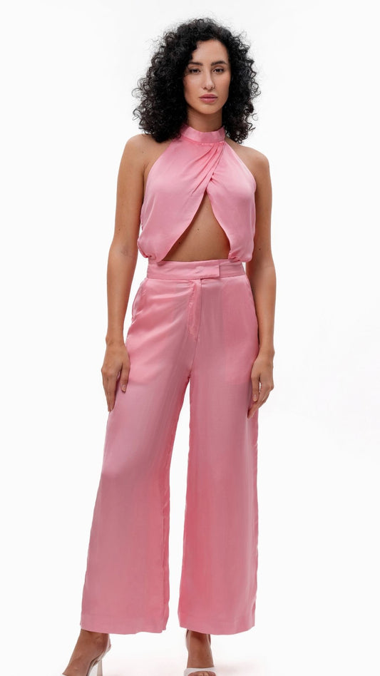 Bemberg satin trousers