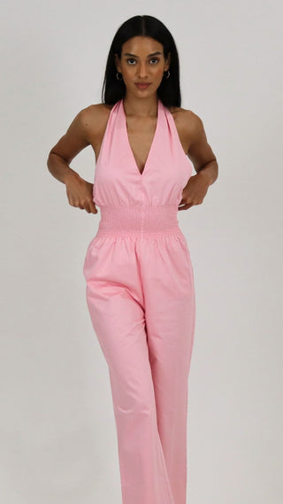 Tie up jumpsuit