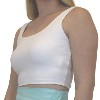 Image 1 of Soft square neck crop top