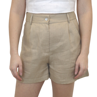 Main image of Linen fitted shorts