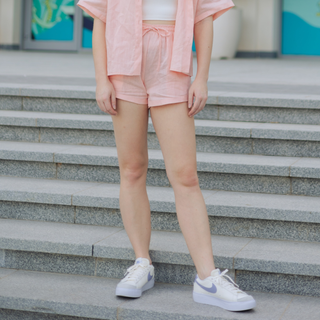 Main image of Linen loose fit shorts